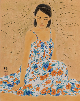 第93回 朝日チャリティー美術展 大阪展 寄贈作品の一部